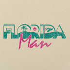 Florida Man Retro Sunset with Palm Trees