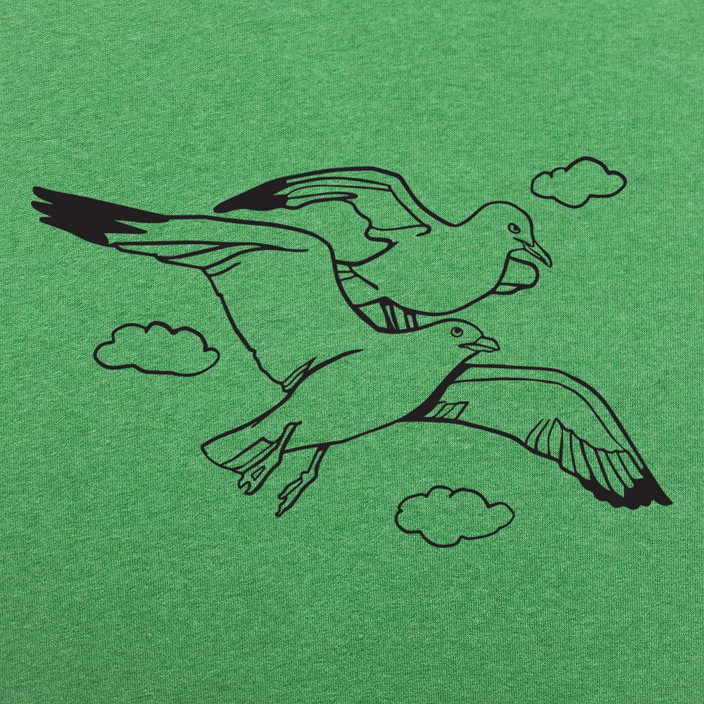 Flying Gulls Graphic