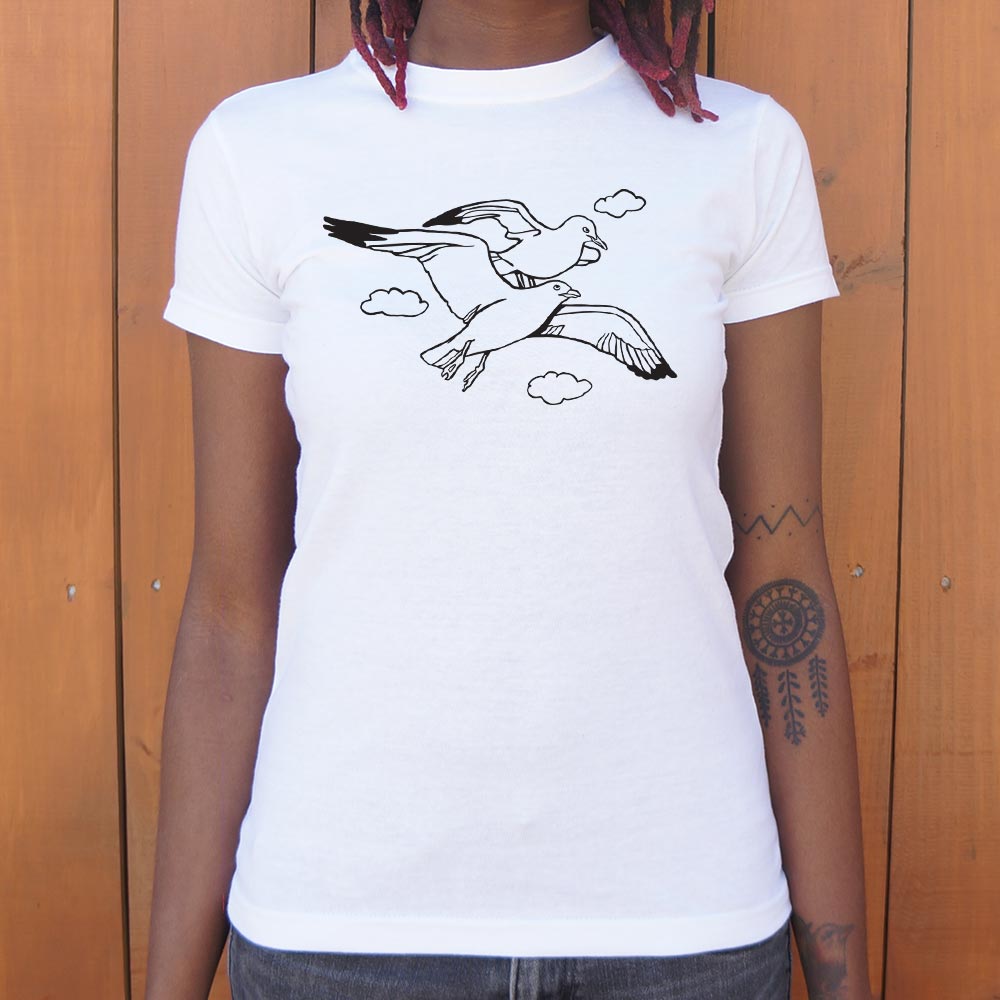 Flying Gulls Graphic