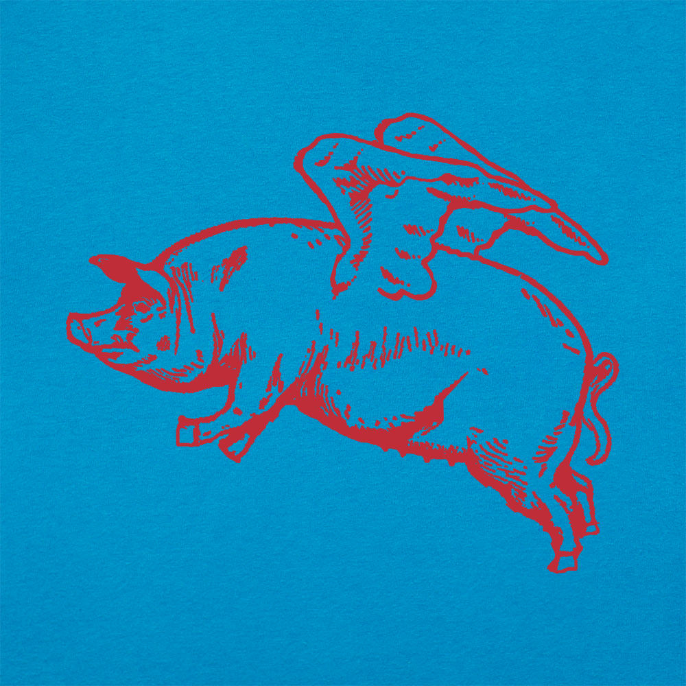 Flying Pig with Wings Pun