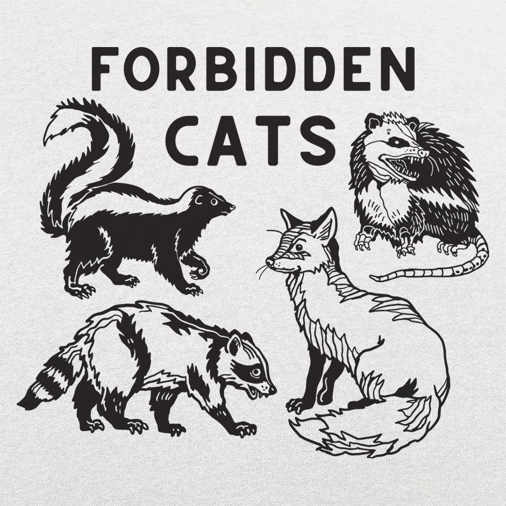 Forbidden Cats Skunk Fox Raccoon and Opossum