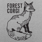Forest Corgi Fox Illustration