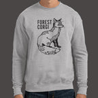 Forest Corgi Fox Illustration
