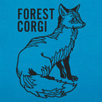 Forest Corgi Fox Illustration