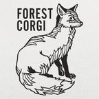 Forest Corgi Fox Illustration