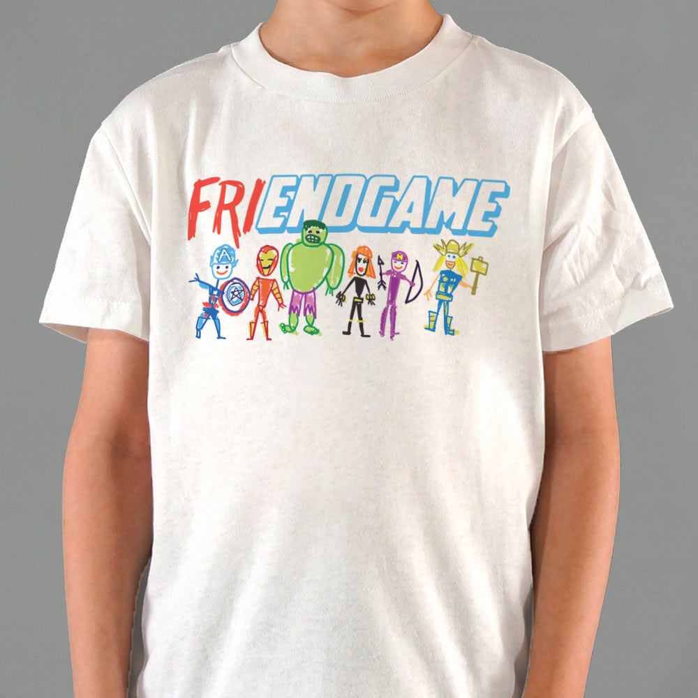 Friendgame Full Color Doodle Squad Superhero Team