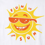 Fun In The Sun Smiling Sunshine Wearing Sunglasses