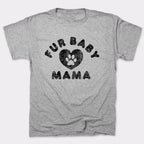 Fur Baby Mama with Paw Print Heart