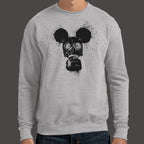 Gas Mousk Cartoon Mouse Wearing a Gas Mask