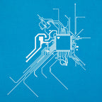 Geek At Heart Circuit Board with Heart Chip