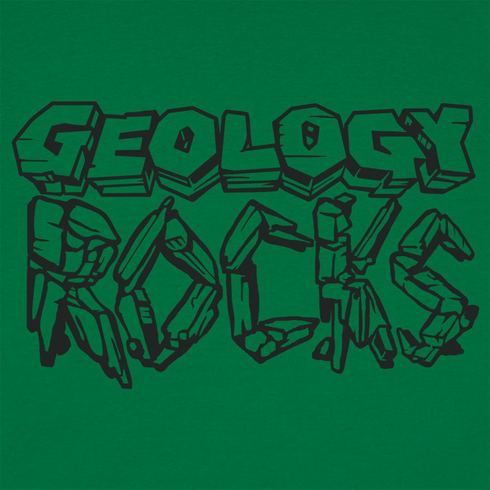 Geology Rocks Stone Lettering Design