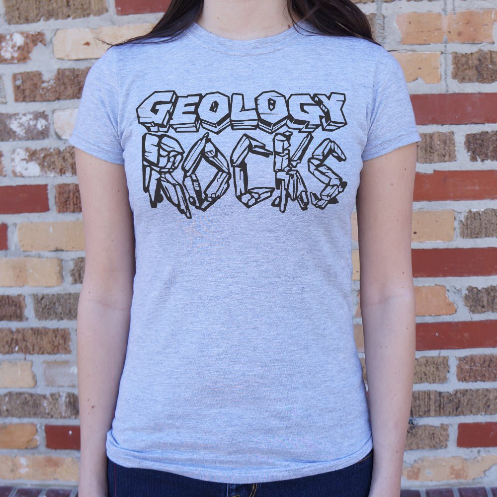 Geology Rocks Stone Lettering Design