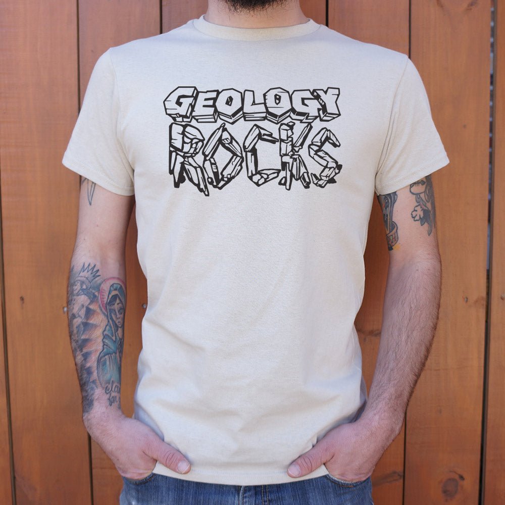 Geology Rocks Stone Lettering Design