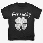 Get Lucky Four Leaf Clover St Patricks Day