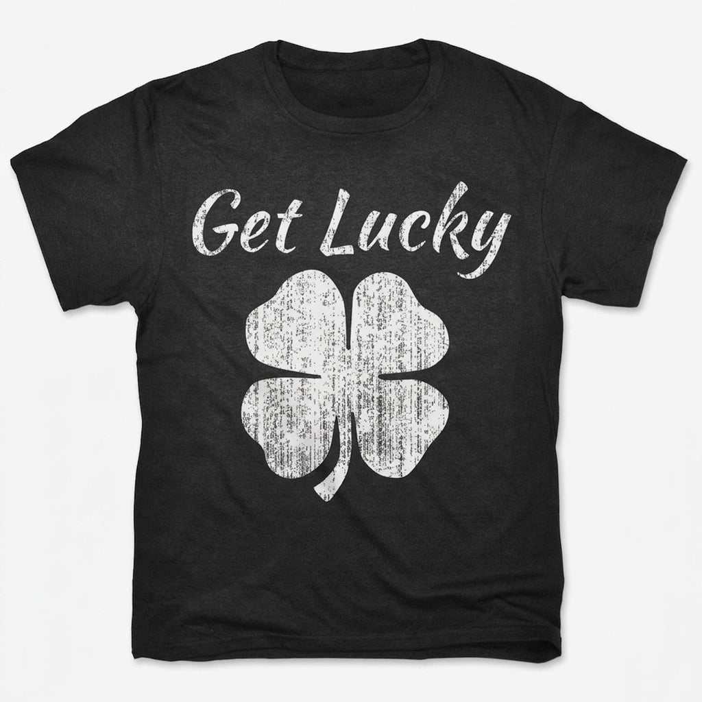 Get Lucky Four Leaf Clover St Patricks Day