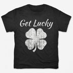 Get Lucky Four Leaf Clover St Patricks Day