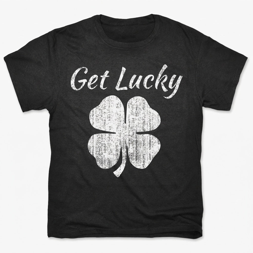 Get Lucky Four Leaf Clover St Patricks Day