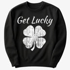 Get Lucky Four Leaf Clover St Patricks Day