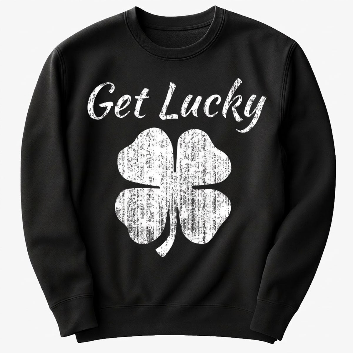 Get Lucky Four Leaf Clover St Patricks Day