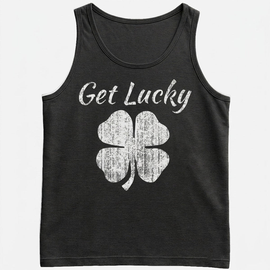 Get Lucky Four Leaf Clover St Patricks Day