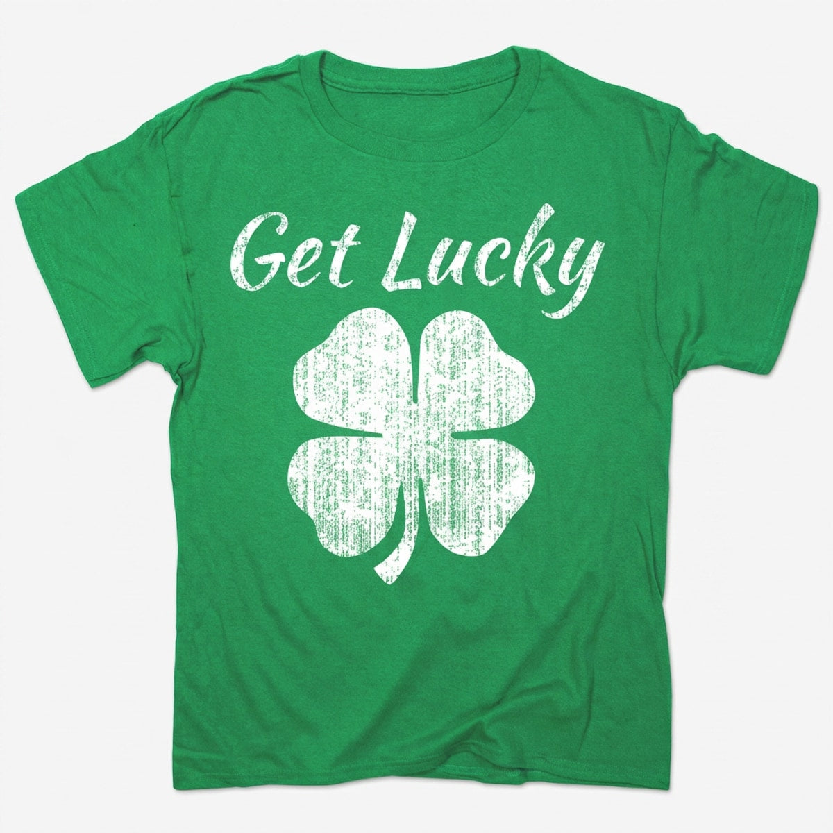 Get Lucky Four Leaf Clover St Patricks Day