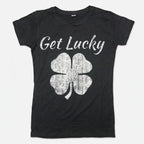 Get Lucky Four Leaf Clover St Patricks Day