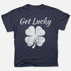 Get Lucky Four Leaf Clover St Patricks Day