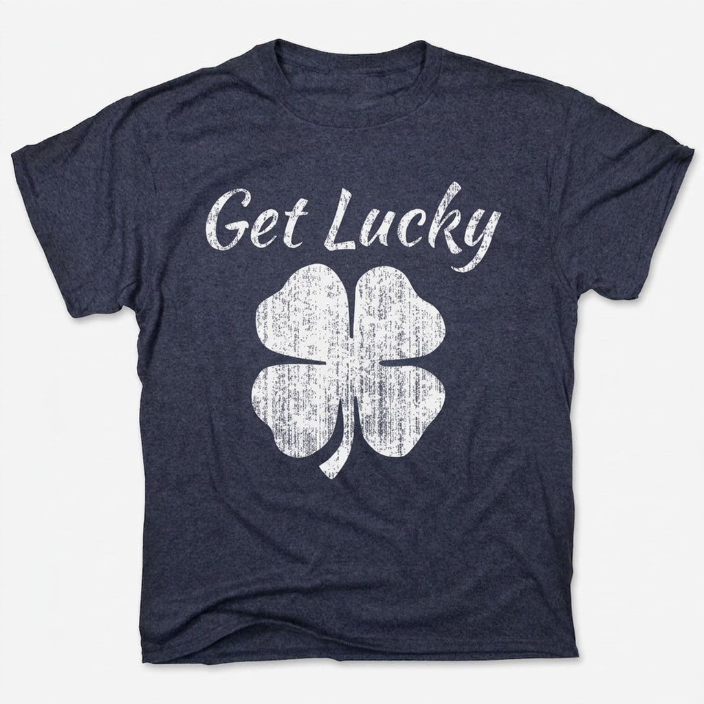 Get Lucky Four Leaf Clover St Patricks Day