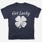 Get Lucky Four Leaf Clover St Patricks Day