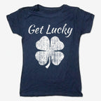Get Lucky Four Leaf Clover St Patricks Day