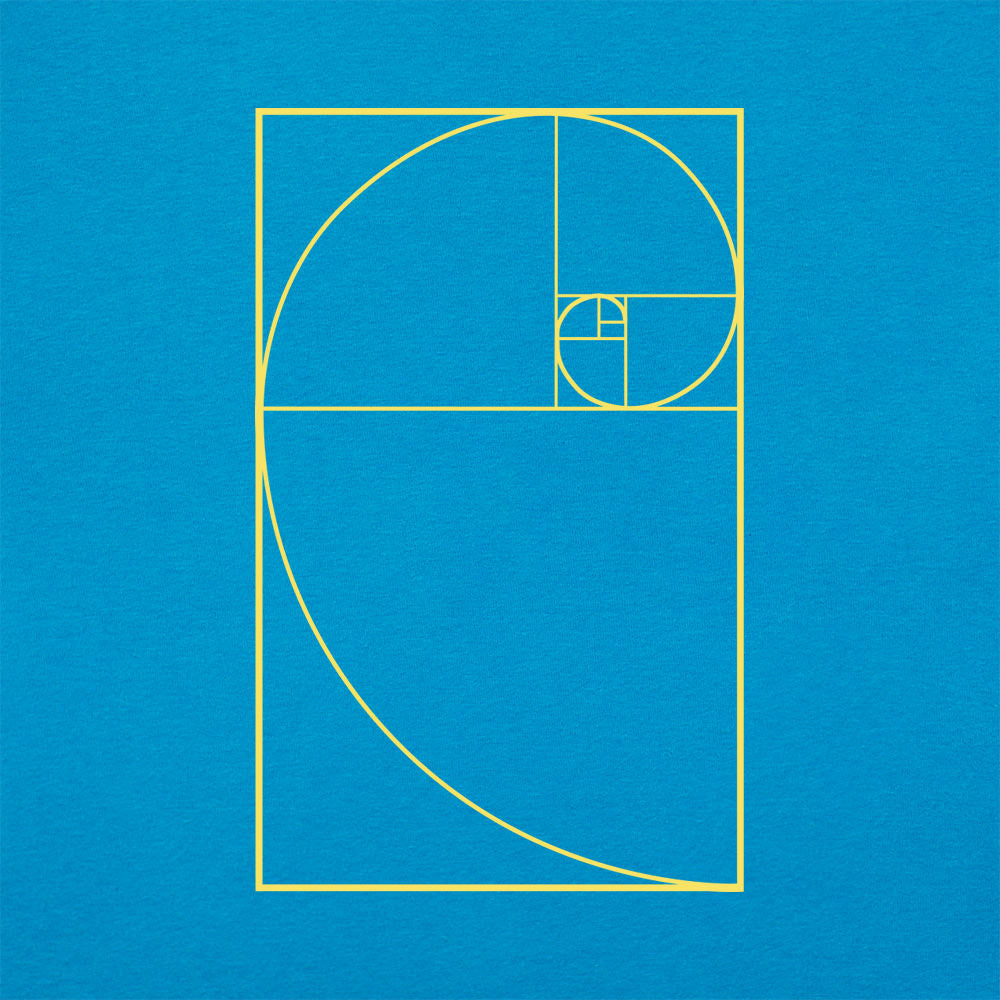 Golden Spiral Fibonacci Ratio Geometry