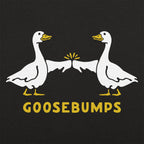 Goosebumps Two Geese Fist Bumping