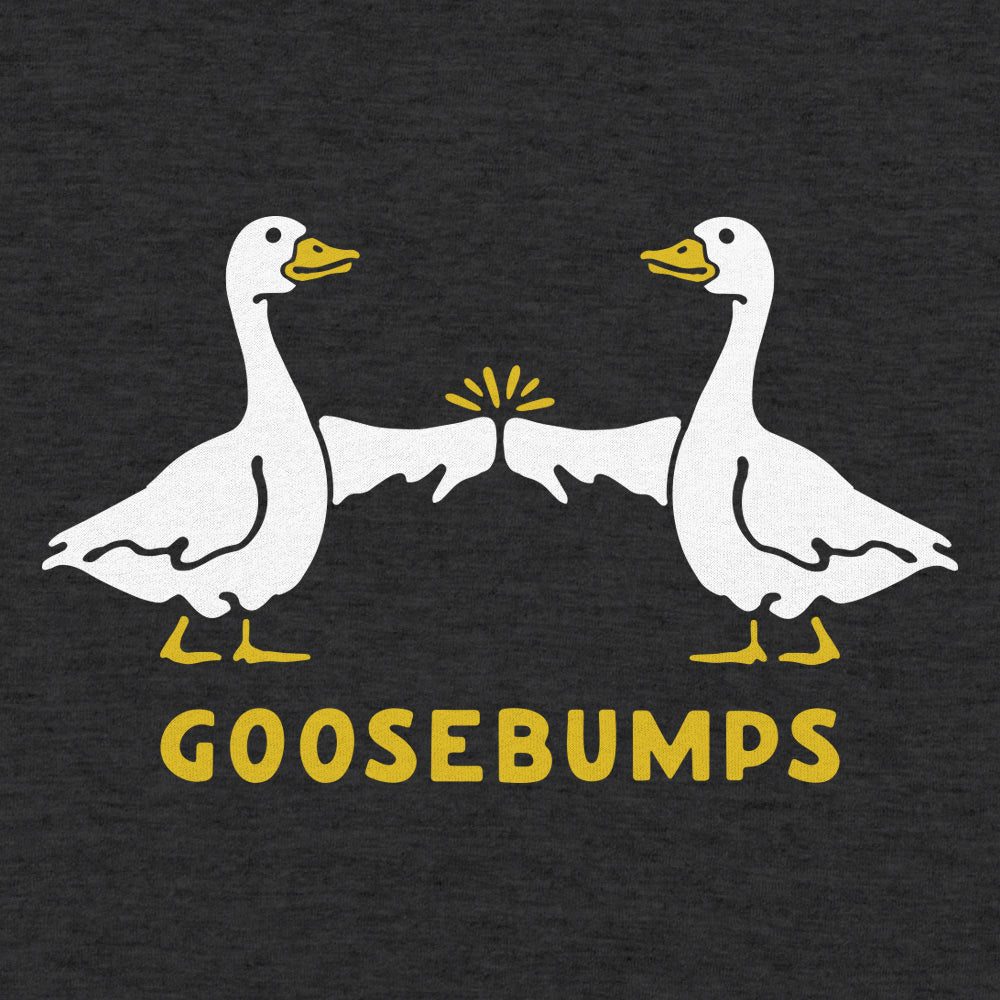 Goosebumps Two Geese Fist Bumping