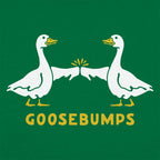 Goosebumps Two Geese Fist Bumping
