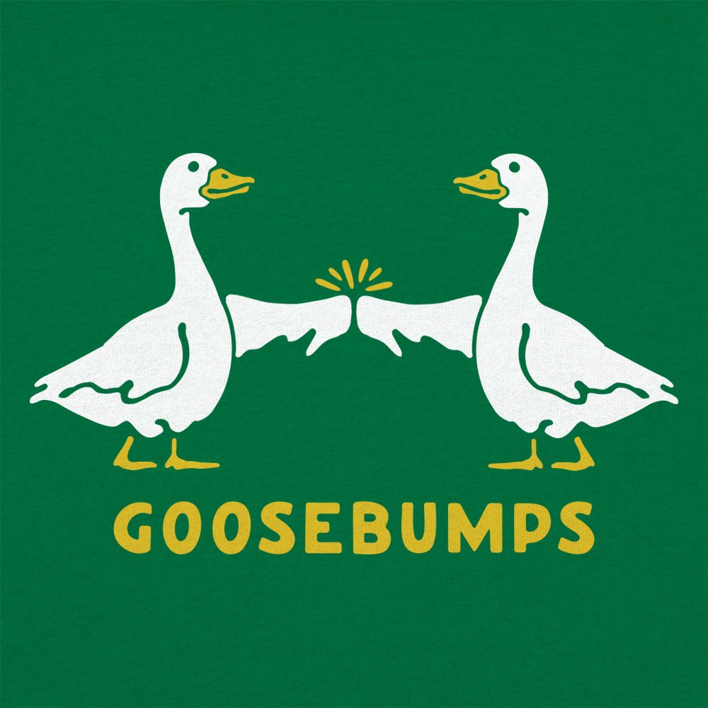 Goosebumps Two Geese Fist Bumping