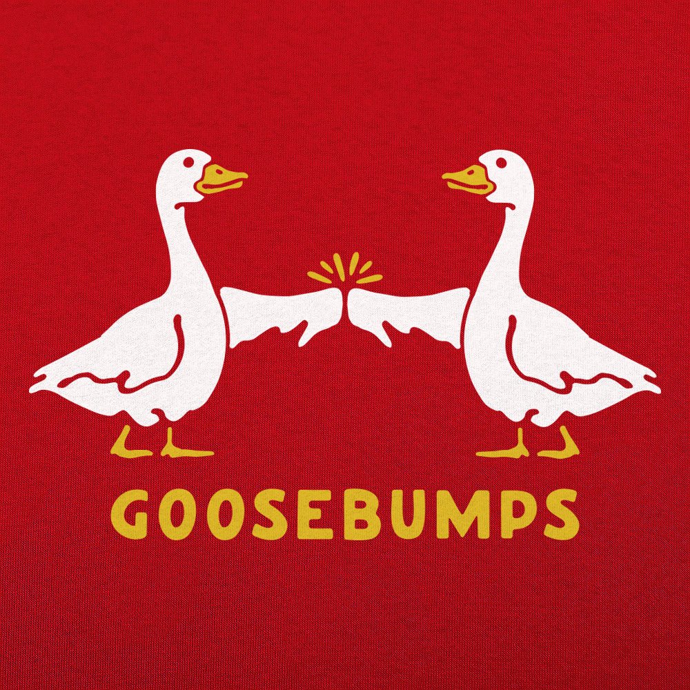 Goosebumps Two Geese Fist Bumping