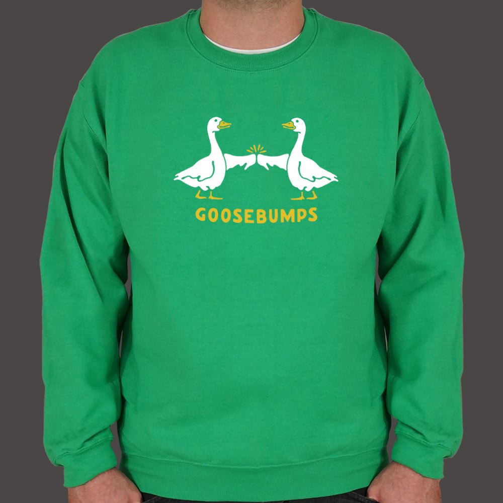 Goosebumps Two Geese Fist Bumping