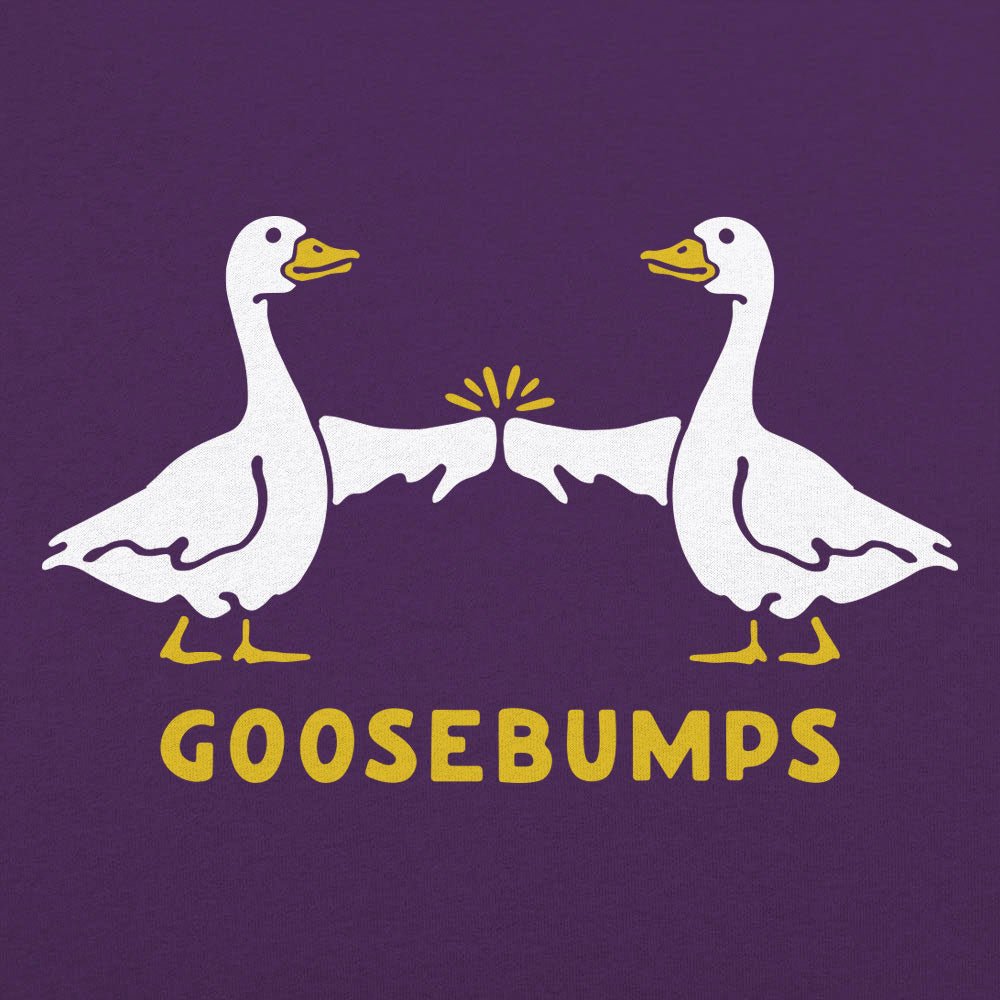 Goosebumps Two Geese Fist Bumping