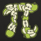 Granny Smith's Pi Symbol Made of Green Apple Slices