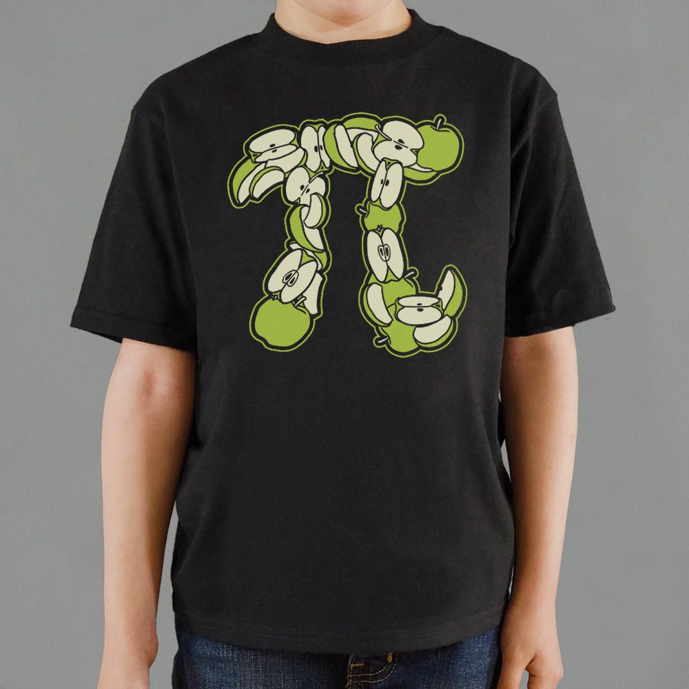 Granny Smith's Pi Symbol Made of Green Apple Slices