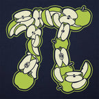 Granny Smith's Pi Symbol Made of Green Apple Slices