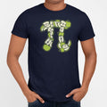 Granny Smith's Pi Symbol Made of Green Apple Slices