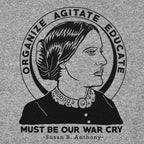 Organize Agitate Educate Susan B Anthony Quote Portrait