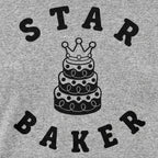 Star Baker Crowned Cake Baking Graphic