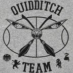 Quidditch Team Crossed Broomsticks Emblem