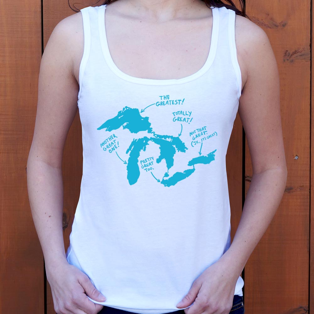 Great Lakes Map Ranked from Greatest to Pretty Great