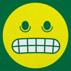 Grimacing Face Yellow Emoji with Clenched Teeth