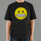 Grimacing Face Yellow Emoji with Clenched Teeth