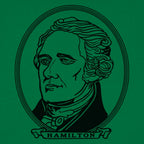 Alexander Hamilton Portrait on Dollar Bill Style Design