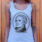 Alexander Hamilton Portrait on Dollar Bill Style Design